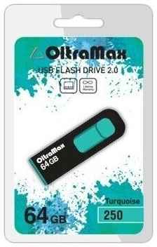 Usb-флешка OltraMax- OM-64GB-250 бирюзовая 19848583076719