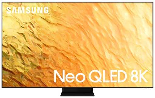 65″ Телевизор Samsung QE65QN800BU 2022 VA, черный 19848584576490