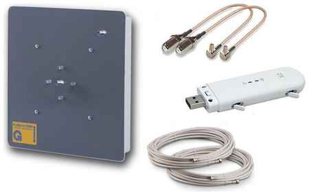 ZTE MF79u модем Wi-Fi с направленной панельной MiMo антенной FullBand-15MF + кабель 2*5м, комплект усиления 3G/4G LTE 19848584814747