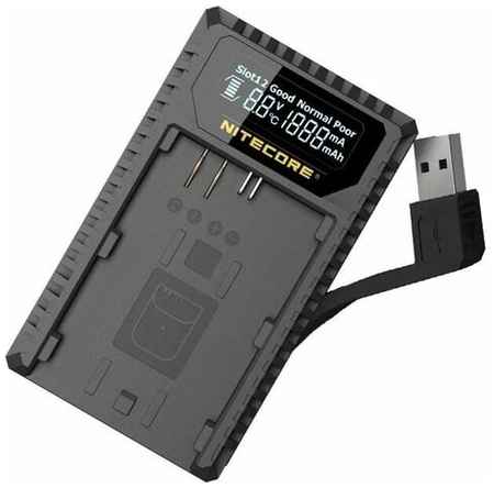 Зарядное устройство Nitecore UCN1 Dual Slot USB Charger для аккумуляторов LP-E6N/NH и LP-E8