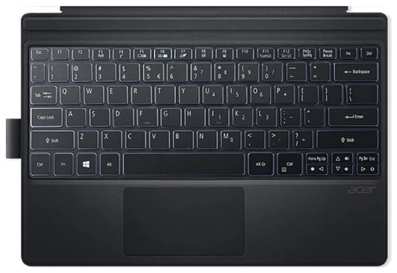 MyPads Оригинальная съемная клавиатура/док-станция/база Acer для планшета Acer Switch 5 (SW512) / Acer Switch 3 (SW312) черного цвета + русские пластиковы 19848585671523