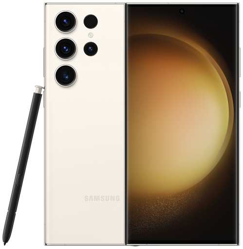 Смартфон Samsung Galaxy S23 Ultra 12/512 ГБ, Dual: nano SIM + eSIM, кремовый 19848587606924