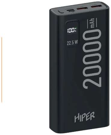 Red Line Портативный аккумулятор (Power Bank) HIPER EP 20000 20000mAh 3A QC PD 3xUSB черный (EP 20000 BLACK) 19848588655470