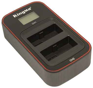 Зарядное устройство Kingma с дисплеем на 2 аккумулятора / батареи Canon LP-E8 19848589725673