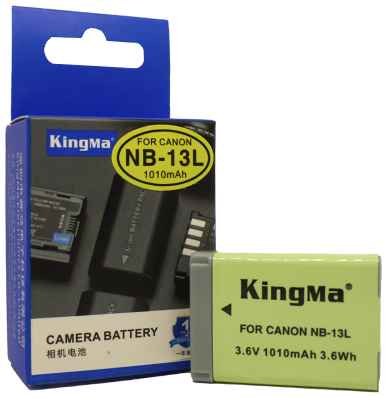 Аккумулятор, сменная батарея Kingma NB-13L для фото/видео камер Canon (1010 mAh) 19848589770446