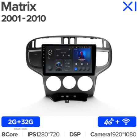 Штатная магнитола Teyes X1 Wi-Fi + 4G Hyundai Matrix 2001-2010 9″ (2+32Gb) 19848590216427