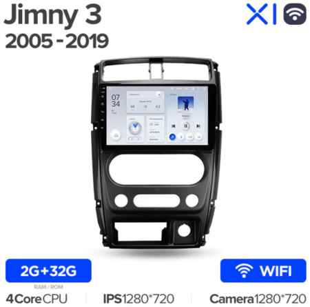 Штатная магнитола Teyes X1 Wi-Fi Suzuki Jimny 3 2005-2019 9″