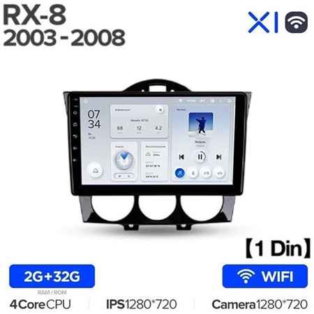 Штатная магнитола Teyes X1 Wi-Fi Mazda RX-8 SE 2003-2008 9″ (1 Din)