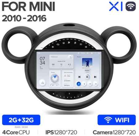 Штатная магнитола Teyes X1 Wi-Fi BMW Mini 2010-2016 9″ (F2)