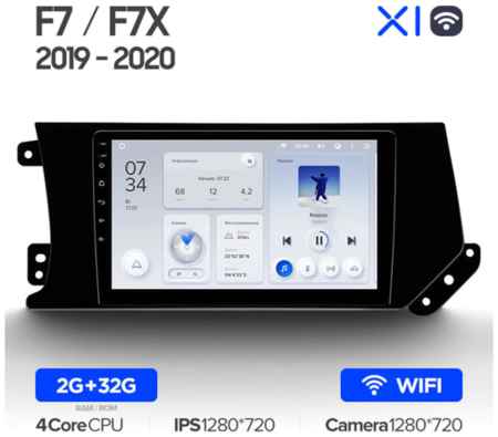 Штатная магнитола Teyes X1 Wi-Fi Great Wall Hover Haval F7 / F7X 2019-2020 9″ 19848590369540