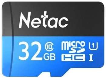 Карта памяти Netac P500 microSDHC 32GB, без SD адаптера (NT02P500STN-032G-S)