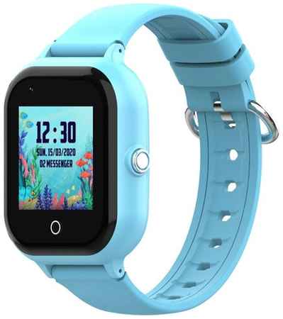 Wonlex Детские смарт часы KT24 с виброзвонком и видеокамерой 4G, голубые