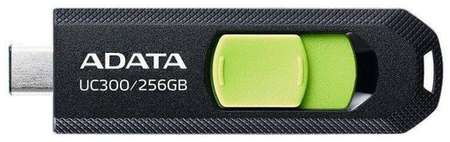 ADATA Флешка A-Data UC300 256ГБ USB3.2 черный/зеленый (ACHO-UC300-256G-RBK/GN) 19848593659650