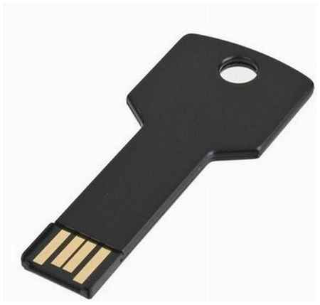 Подарочный USB-накопитель ключ черный 4GB оригинальная сувенирная флешка 19848594073137
