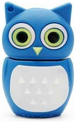 Mister Gift USB Флешка фигурка Сова синяя 64 ГБ