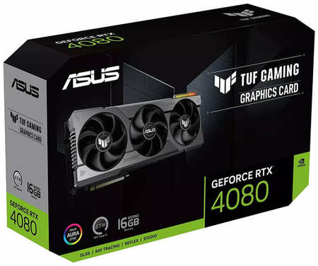 Видеокарта Asus PCI-E 4.0 NVIDIA GeForce RTX 4080 1638Mb 256 GDDR6X TUF-RTX4080-16G-GAMING 19848596421539