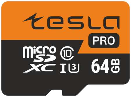 Карта памяти microSDXC TESLA 64Gb (TSLMSD64GU3) 19848597880888