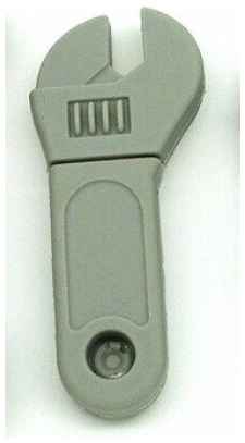Mister Gift USB флешка сувенирная подарочная серый разводной ключ 32 ГБ 19848598413385