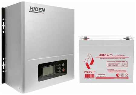 ИБП Hiden Control HPS20-0312N(настенный) и АКБ Рубин 12-75 19848598562925