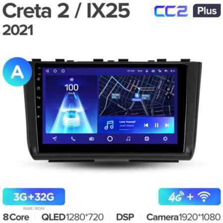 Штатная магнитола Teyes CC2 Plus Hyundai Creta 2 IX25 2021 10.2″ (F1) 6+128G, Вариант A 19848599125970