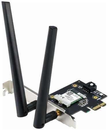 Сетевой адаптер WiFi + Bluetooth ASUS PCE-AXE5400 PCI Express x1, 49.7 шт. 19848599153372