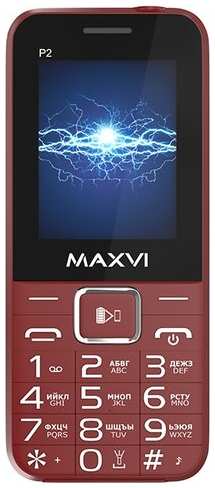 Телефон MAXVI P2, 2 SIM, wine