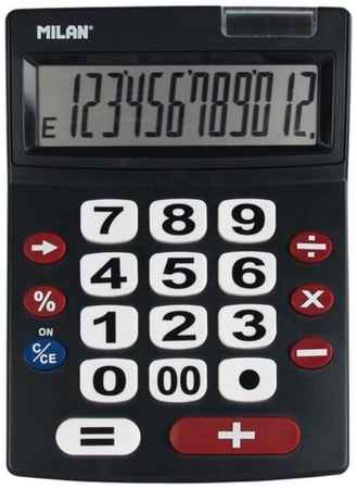 Калькулятор MILAN 151712, black 19848603083390