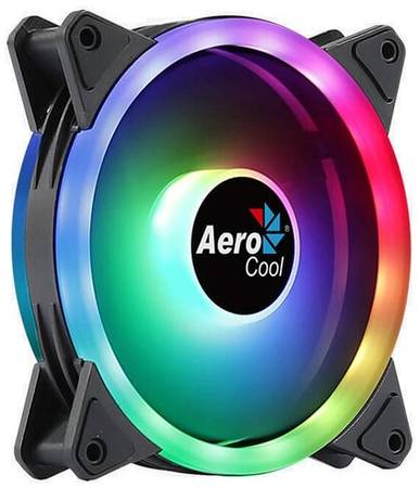 Вентилятор для корпуса AeroCool Duo 12, черный/ARGB 19848610616330
