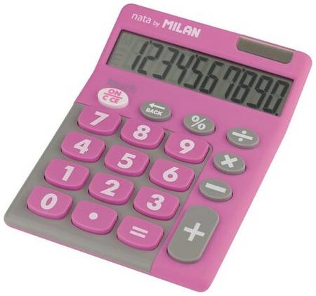 Калькулятор Milan 10-разряд, в чехле, двойное питание, 150610TDPBL