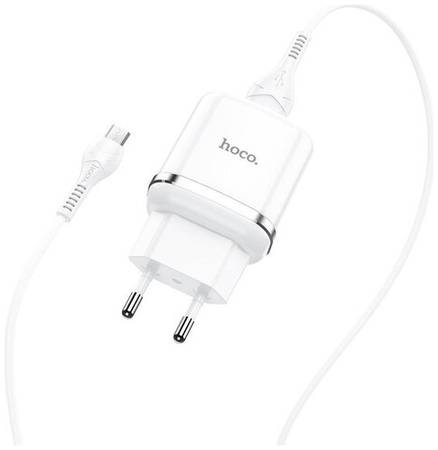 Сетевое зарядное устройство Hoco N3 Vigour + кабель micro-USB, 18 Вт, Global
