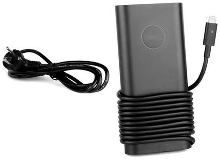 TopON Блок питания (зарядное устройство) для ноутбука Dell 20V, 6.5A (130W), штекер: Type-C, (с сетевым кабелем)