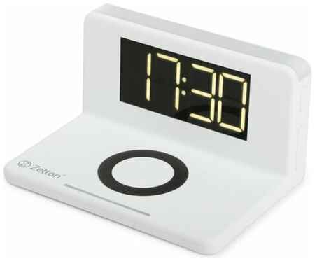 Беспроводное зарядное устройство ZETTON часы будильник ночник