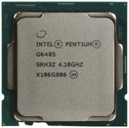 Процессор Intel Pentium Gold G6405 LGA1200, 2 x 4100 МГц, OEM 19848620341631