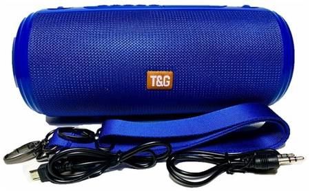 Портативная Bluetooth колонка T&G TG-537, синяя