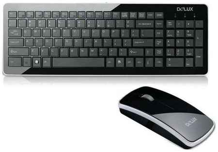 Клавиатура и мышь Delux K1500+M125 Black wireless 19848626846889