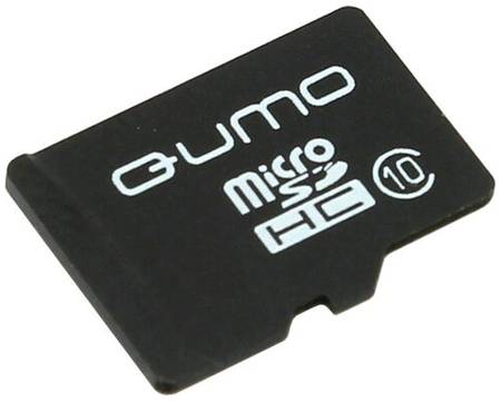 Карта памяти Qumo microSDHC 32 ГБ Class 10, V10, A1, UHS-I U1, 1 шт., черный 19848636063456