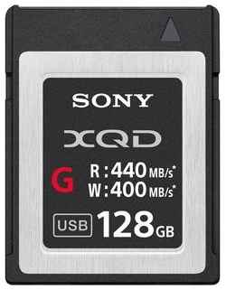 Карта памяти Sony XQD 32 ГБ Class 10, R/W 440/400 МБ/с, черный 19848636065257