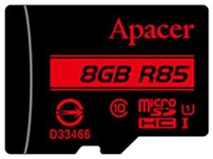 Карта памяти Apacer microSDHC 32 ГБ Class 10, UHS-I, R 85 МБ/с, адаптер на SD, черный 19848636065467