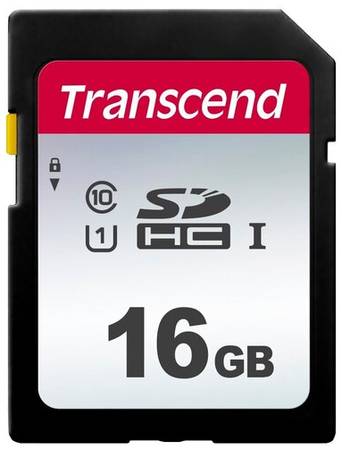 Карта памяти Transcend SDHC 16 ГБ Class 10, V10, UHS Class 1, R/W 95/10 МБ/с, 1 шт., серебристый 19848636065618