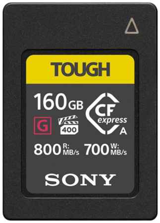 Карта памяти Sony CFexpress Type A 160 ГБ, R/W 800/700 МБ/с, чёрный 19848636065630