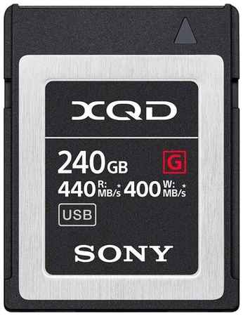 Карта памяти Sony XQD Class 10, UHS-II, R/W 440/400 МБ/с, черный
