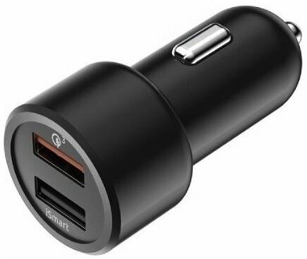 Olmio Автомобильная зарядка 2 - USB 2.0 (30W) Quick Charge 3.0