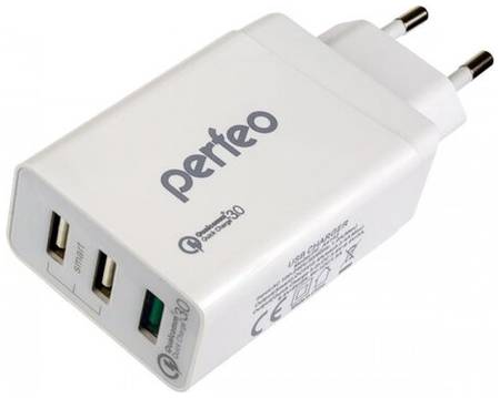 Сетевое зарядное устройство PERFEO с разъемом USB, QC3.0, ″FAST″ (PF_A4140)