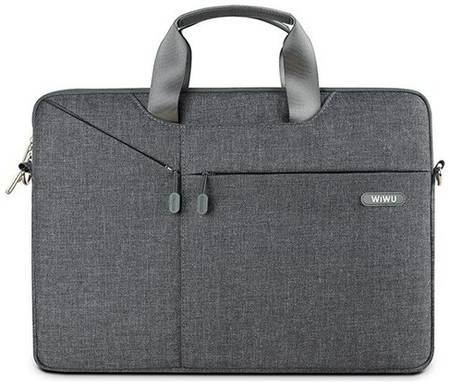 Защитный чехол для Macbook WIWU 13.3 Gent Business handbag Gray 19848649047188