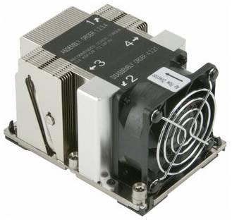Радиатор для процессора Supermicro SNK-P0068APS4, серебристый/черный 19848649829978