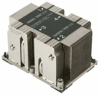 Радиатор для процессора Supermicro SNK-P0068PS, серебристый 19848649878963