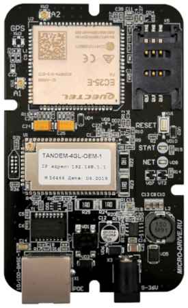 Встраиваемый LTE-маршрутизатор MicroDrive Тандем 4GL (LTE Cat.4), Wi-Fi 802.11n 19848651142644
