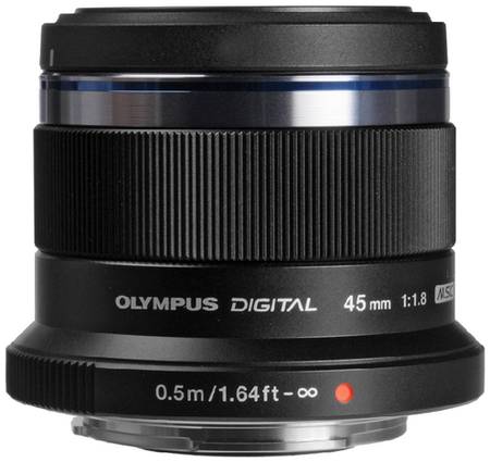 Объектив Olympus 45mm f/1.8, черный