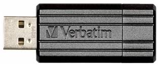 Флешка Verbatim Store 'n' Go PinStripe 64 ГБ, черный 19848662172686