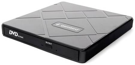 Оптический привод Gembird DVD-USB-04, BOX, черный 19848662274193